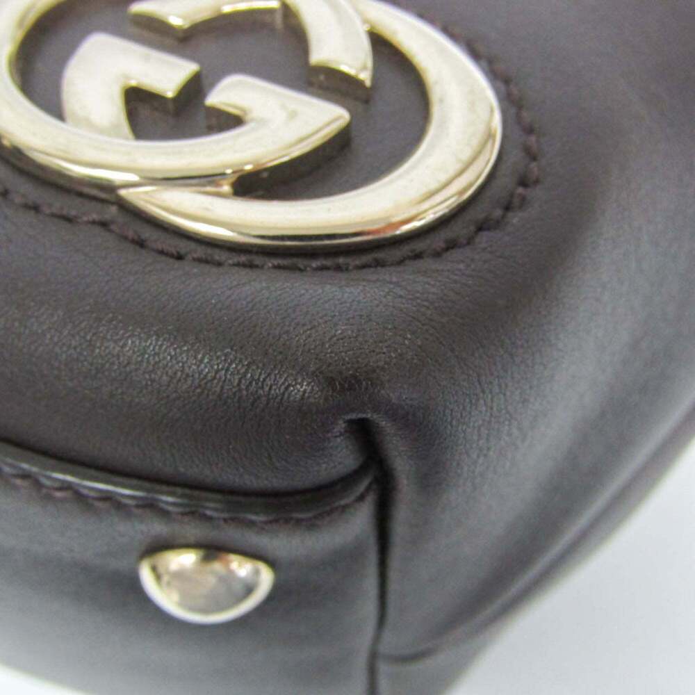GUCCI Brown Leather Tote Bag - Picture 5 of 15